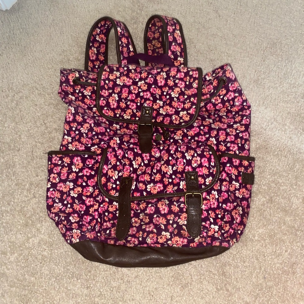 Aeropostale Floral Backpack